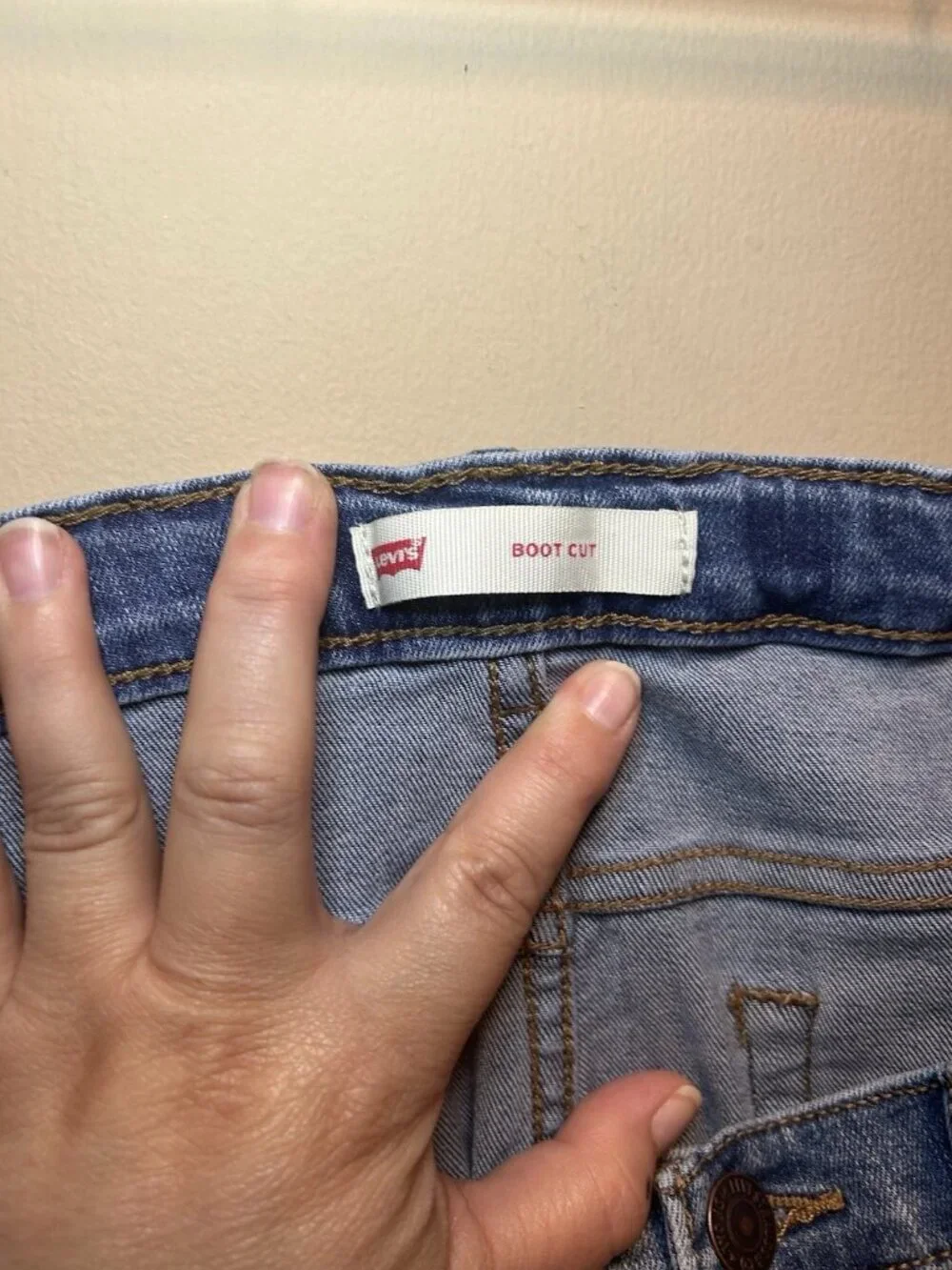 Levi’s Girls 16 Regular High Rise Bootcut Jeans Adjustable Waist